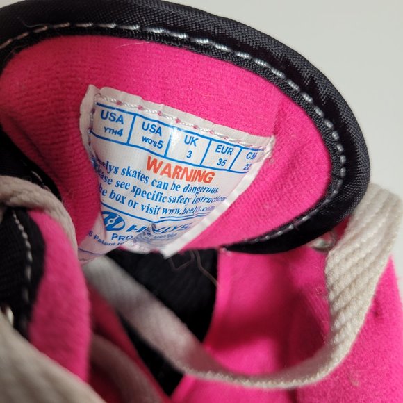 Heelys Pro 20 Women's Size 5 / Youth Size 4 Black & Pink Skate Sneakers - Picture 10 of 10